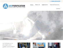 Tablet Screenshot of airpurificationinc.com